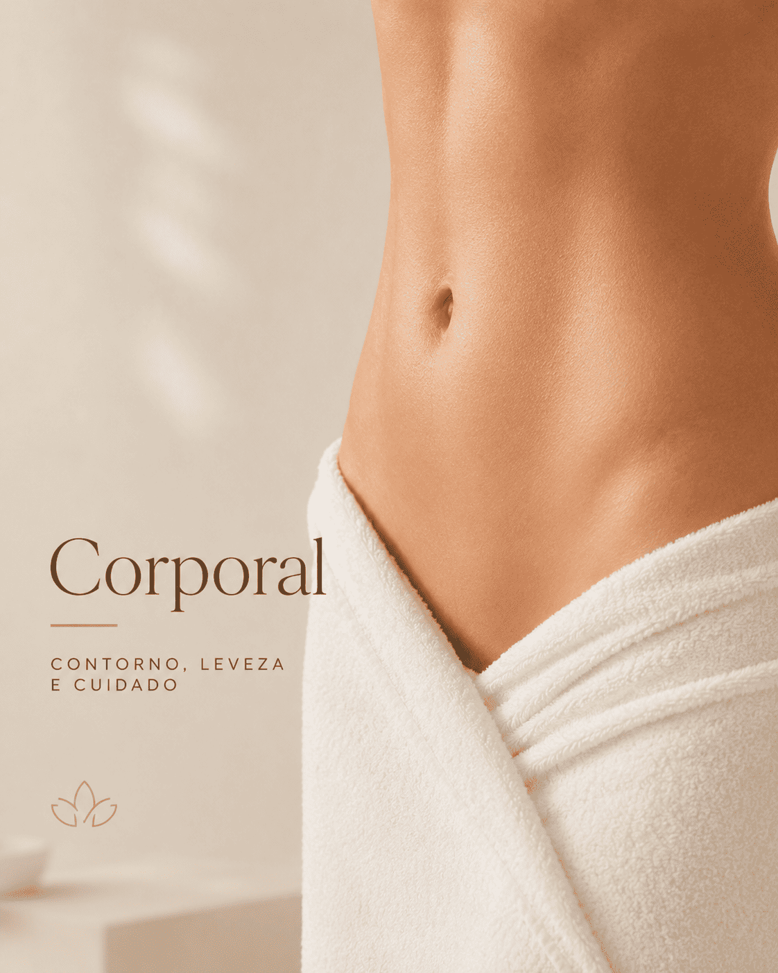 Corporal Corporal: contorno, leveza e cuidado